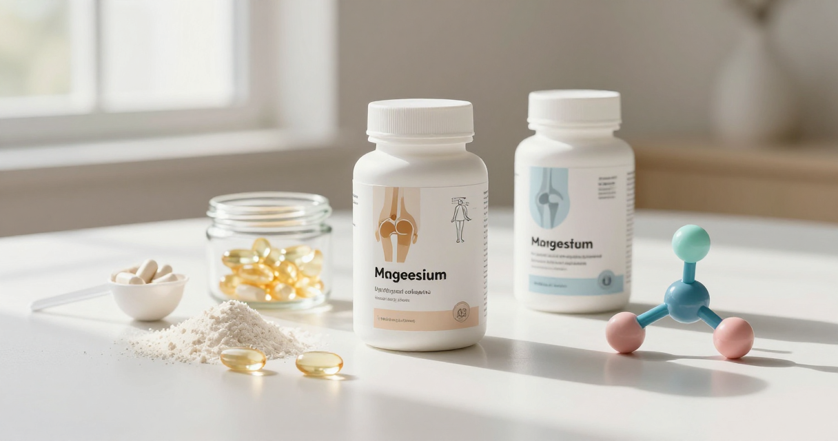 Cómo reducir el cansancio articular — Suplementación con colágeno y magnesio: apoyo estructural y energético
