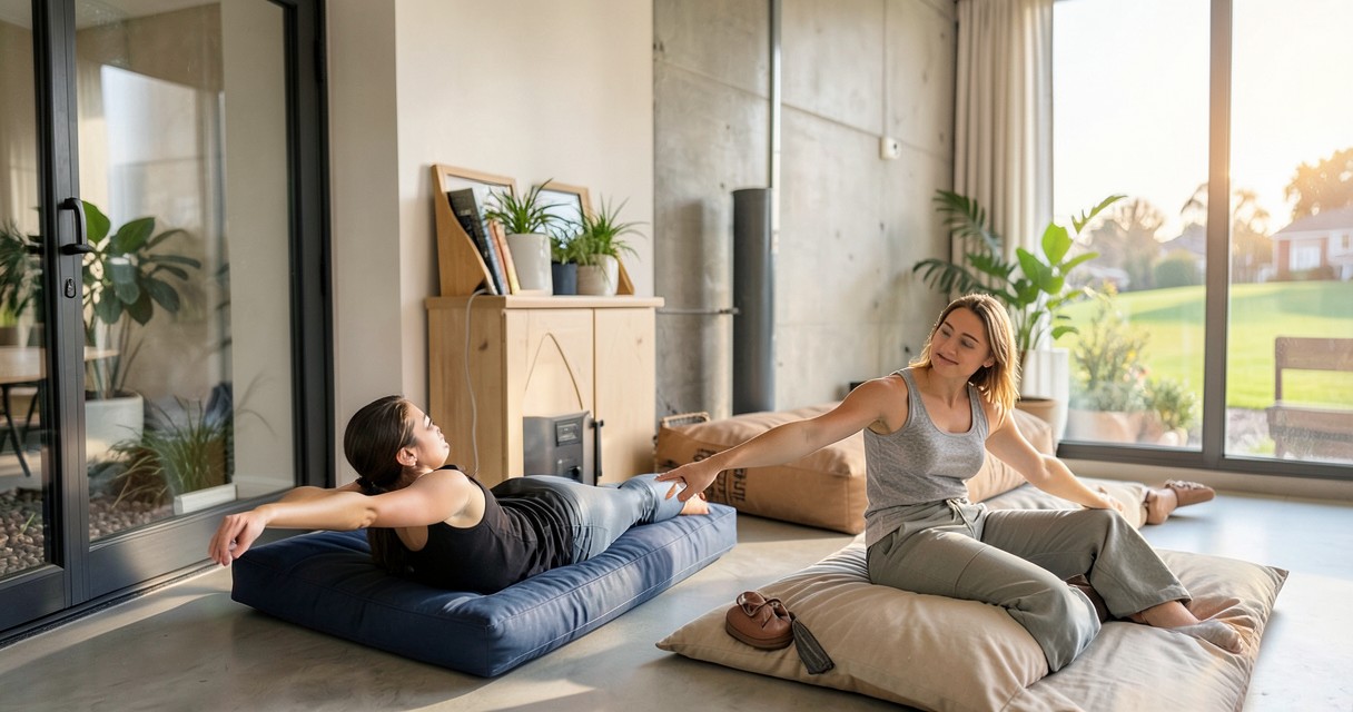 Ejercicios suaves para relajar las piernas — Integración de ejercicios suaves en la rutina diaria Ejercicios suaves para relajar las piernas — Integración de ejercicios suaves en la rutina diaria